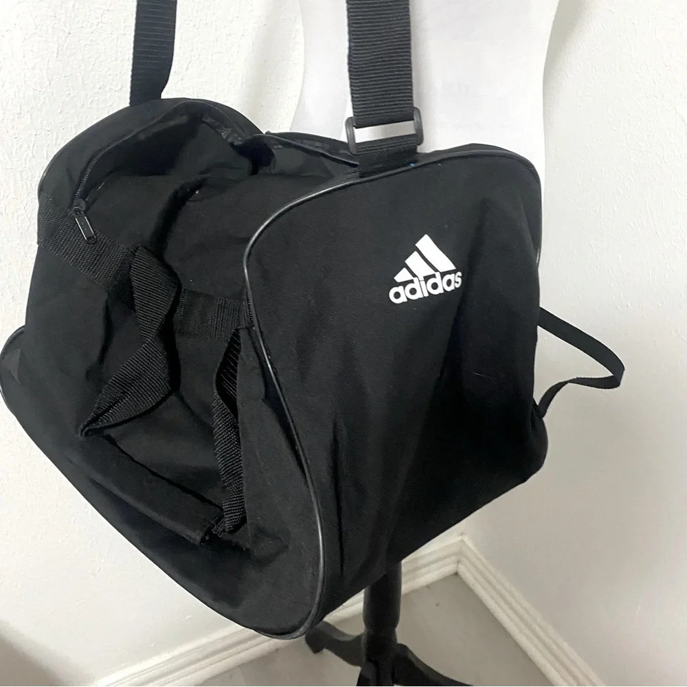Adidas Diablo Duffel Bag Training Unisex Black Exercise Spacious EUC